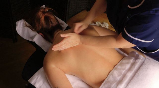 Private massage therapists room at The Willows Spa